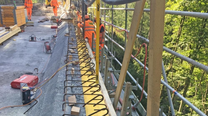 Erneuerung Lehnenviadukt Felsenburg km 26.801 - Bild 3