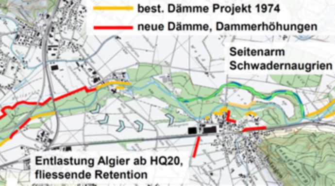 Hochwasserschutz und Revitalisierung 
Alte Aare - Bild 3