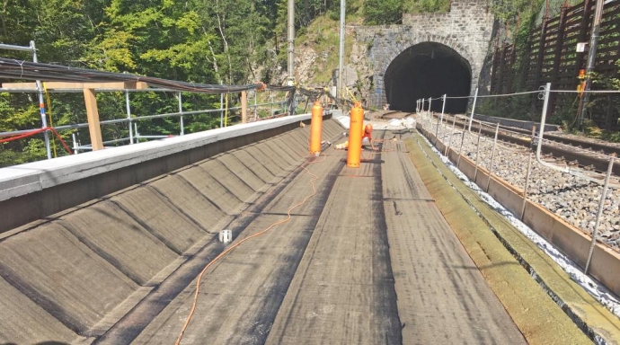 Erneuerung Lehnenviadukt Felsenburg km 26.801 - Bild 2