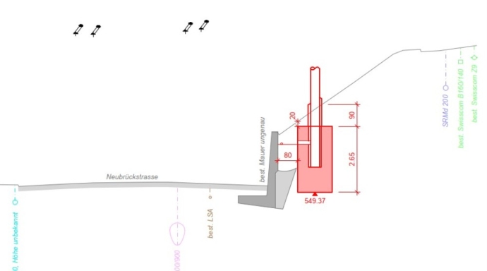 Neubrückstrasse Trolleybus Linie 11, Bern - Bild 3